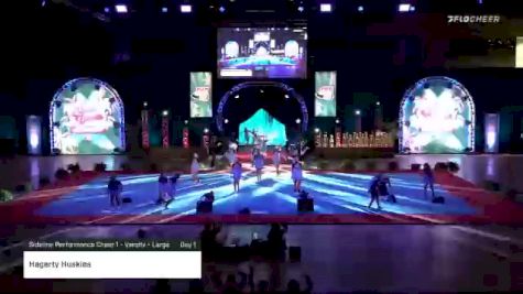 Hagerty Huskies [2020 Sideline Performance Cheer 1 - Varsity - Large Day 1] 2020 Pop Warner National Cheer & Dance Championship