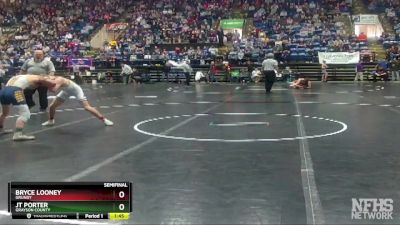 1 - 113 lbs Semifinal - Bryce Looney, Grundy vs JT Porter, Grayson County