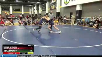 112 lbs Round 2 (3 Team) - Kailee Spencer, NW Iowa Angry Alpacas vs Evelyn Kramer, Iowa Angry Alpacas