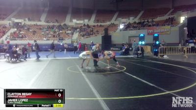 D4-113 lbs Champ. Round 1 - Clayton Begay, Monument Valley vs Javier Lopez, Yuma Catholic