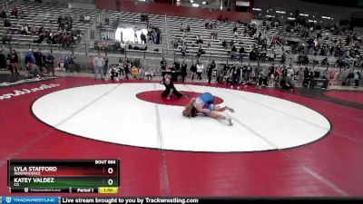 43 lbs Quarterfinal - Lyla Stafford, Independence vs Katey Valdez, CO