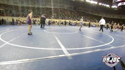 90 lbs Round Of 16 - Evan Hasselbring, Winfield Youth Wrestling Club vs Preston Plunk, Coweta Tiger Wrestling