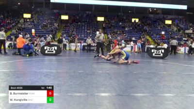 95 lbs Semifinal - Brooks Burmeister, Penn Trafford vs Wyatt Hungiville, Smethport