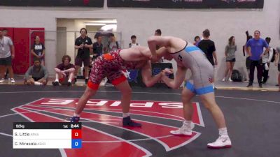 92 kg Semifinal - Stephen Little, Arkansas Regional Training Center vs Cole Mirasola, Askren Wrestling Academy