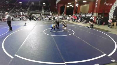 65 lbs Quarterfinal - Brody Bragg, Bear Cave vs Alex Monterrosa, Shepherd WC