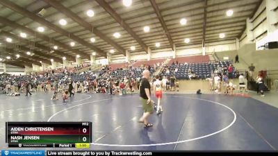 96 lbs 5th Place Match - Aiden Christensen, Utah vs Nash Jensen, Utah