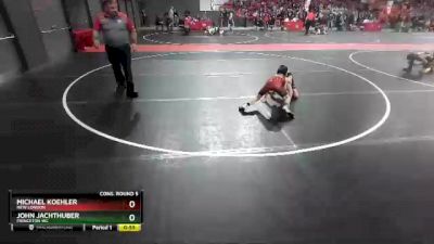 72 lbs Cons. Round 5 - Michael Koehler, New London vs John Jachthuber, Princeton WC