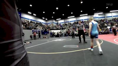 75 lbs Consi Of 8 #2 - Maximus Gray, Division Bell Wrestling vs Chance King, Choctaw Ironman Youth Wrestling