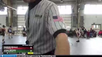 72 lbs Finals (2 Team) - Maddox Mehalic, All American vs Ayden Bryson, NCWAY Crusaders