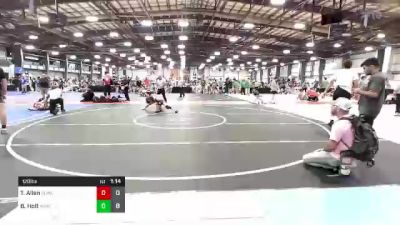 120 lbs Rr Rnd 3 - Tanner Allen, Claws Ohio Black vs Bryce Holt, What's Poppin? Orange