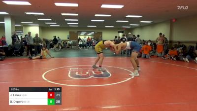 220 lbs Rr Rnd 3 - Justin Lekse, Team Round Up HS vs Drew Dygert, CRWC HS