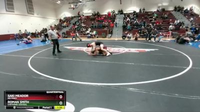 144 lbs Quarterfinal - Saki Meador, Big Piney vs Roman Smith, Cheyenne Central