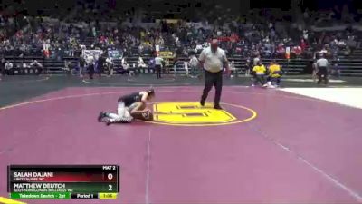 84 lbs Cons. Round 2 - Matthew Deutch, Southern Illinois Bulldogs WC vs Salah Dajani, Lincoln-Way WC