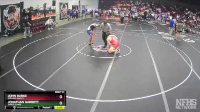 4A 285 lbs Quarterfinal - John Burke, Midland Valley vs Jonathan Garrett, James Island