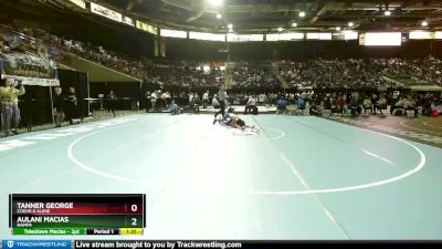 5A 113 lbs Champ. Round 1 - Tanner George, Coeur D Alene vs Aulani Macias, Nampa