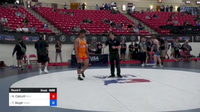 110 kg Round 2 - Kai Calcutt, Relentless Training Center vs Trayvn Boger, Sanderson Wrestling Academy