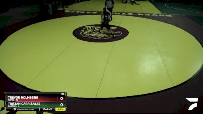 125 lbs Semis (4 Team) - Tristan Carrizales, Roseau vs Trevor Holmberg, PLPRB