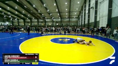 110 lbs 3rd Place Match - Jacob Chromey, South West Washington Wrestling Club vs David Daniels, Granite Wrestling Club