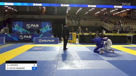 SARA LOEWEN vs ALEXANDRIA FAITH HOWARD 2024 Pan Jiu Jitsu IBJJF Championship