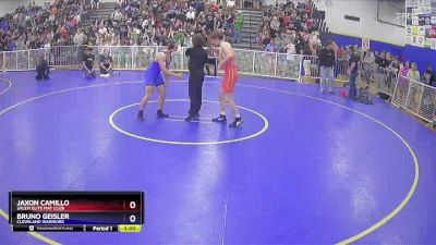 165 lbs Cons. Round 3 - Jaxon Camillo, Salem Elite Mat Club vs Bruno Geisler, Cleveland Warriors