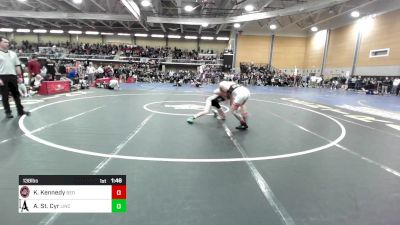 138 lbs Round Of 32 - Kiaben Kennedy, Bedford vs Adam St. Cyr, Lincoln Academy