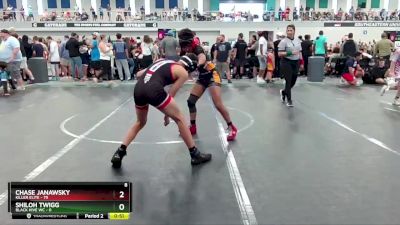 110 lbs Round 1 (6 Team) - Chase Janawsky, Killer Elite vs Shiloh Twigg, Black Hive WC