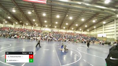 80 lbs Cons. Round 3 - Sidon Hatzenbuhler, Empire vs Kade Johnston, SYRACUSE