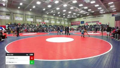 108 lbs Round Of 16 - Thunder Lewis, Clovis vs Ethan Garza, Dinuba