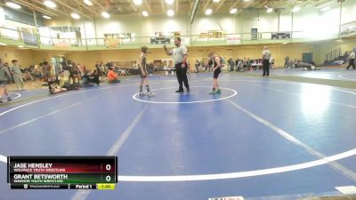 70-75 lbs Quarterfinal - Jase Hensley, Wolfpack Youth Wrestling vs Grant Betsworth, Windsor Youth Wrestling