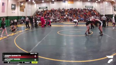 113 lbs Cons. Semi - Joseph Barnette, Downey vs Anthony Mason, La Mirada