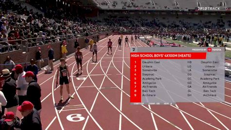 High School Boys' 4x100m Relay, Prelims 19