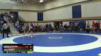 157 lbs Champ Round 1 (16 Team) - Aaron Goldman, Wesleyan (CT) vs Jack Murphy, Williams College