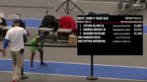 Youth Boys' 200m, Prelims 21 - Age 9