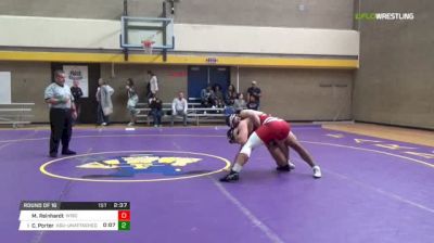 197 lbs Round of 16 - Mason Reinhardt, University Of Wisconsin vs Chad Porter, Arizona St-Unattached