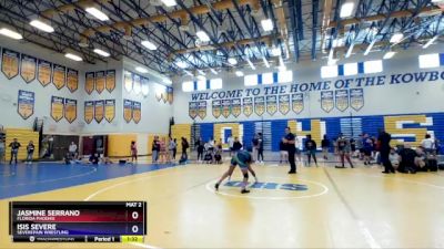 123 lbs Semifinal - Jasmine Serrano, Florida Phoenix vs Isis Severe, Severepain Wrestling