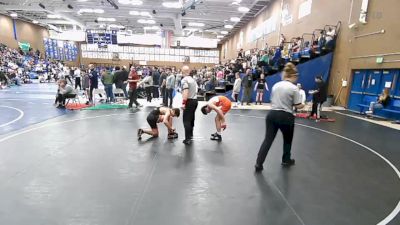 125 lbs Cons. Round 4 - Matt (RJ) Hervias, Westlake vs Chance Blevins, Bruin Wrestling Club