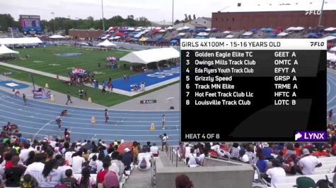 Youth Girls' 4x100m Relay Championship, Semi-Finals 4 - Age 15-16