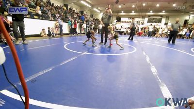 47 lbs Rr Rnd 1 - Aeryn Jackson, Locust Grove Youth Wrestling vs Raquel Hernandez, Black Fox Wrestling Club