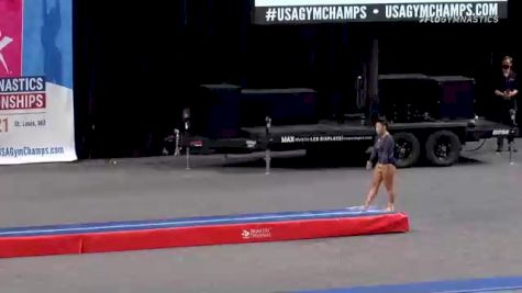 Sarah Thompson - Tumbling, J and J T&T - 2021 USA Gymnastics Championships