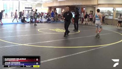 132 lbs Champ. Round 1 - Alexander Delacruz, NOVA Wrestling Club vs Amari Edwards, Warmup Gang Wrestling Club