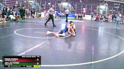 101 lbs Champ. Round 2 - Craig Monda, Tottenville-PSAL vs Declan McKee, Tioga Sr HS