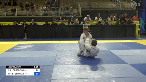 JAMES A. ZAREMSKI vs WILLIAM PETER MACY 2024 Pan Jiu Jitsu IBJJF Championship