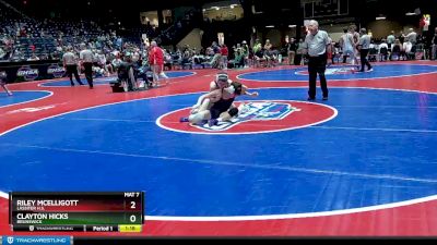 6A-113 lbs Semifinal - Riley McElligott, Lassiter H.S. vs Clayton Hicks, Brunswick