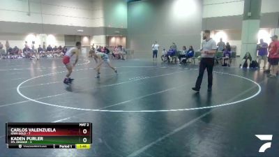 126 lbs Round 1 (6 Team) - Carlos Valenzuela, Iowa Gold vs Kaden Purler, STL Orange