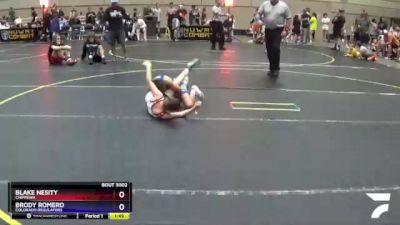 65/70 Quarterfinal - Brody Romero, Colorado Regulators vs Blake Nesity, Chippewa