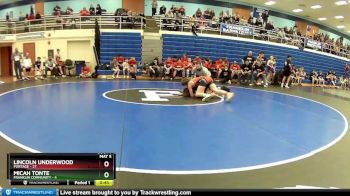 110 lbs Round 1 (4 Team) - Micah Tonte, Franklin Community vs Lincoln Underwood, Portage