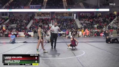 110 lbs Quarterfinal - Landin Von Lintel, Goodland vs Danielle Pierce, Turner Wrestling Club