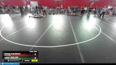 132 lbs Cons. Semi - Ethan Albarran, Wisconsin vs Aiden DeBlare, Jefferson Wrestling Club