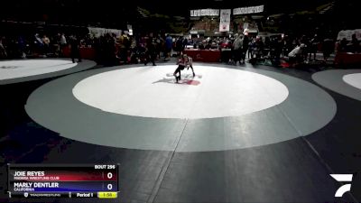 70 lbs Semifinal - Joie Reyes, Madera Wrestling Club vs Marly Dentler, California