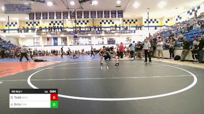 67 lbs Rr Rnd 1 - Declan Todd, Keystone Kids vs Jayden Ortiz, Coweta Tiger Wrestling